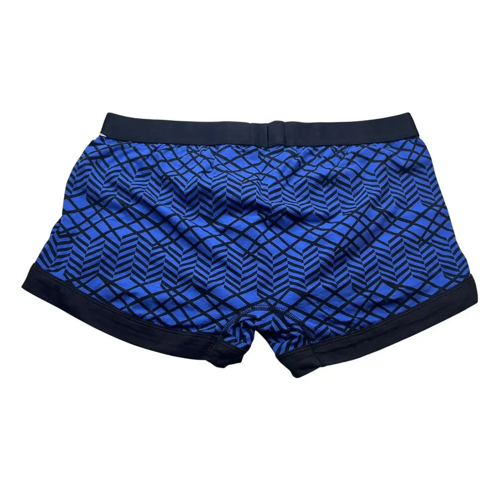 9-81 2(X)IST Men's NWT $28 Boxer Brief Trunk Cotton Stretch Underwear Large